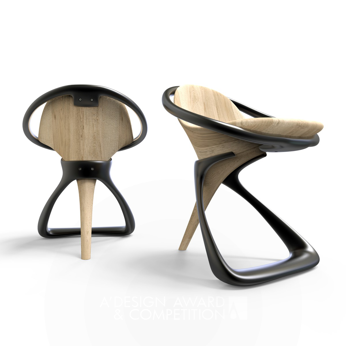 Alpha Chair Furniture by Wei Jingye, Liu Mai and Wang Ruilin Bronze Furniture Design Award Winner 2019 