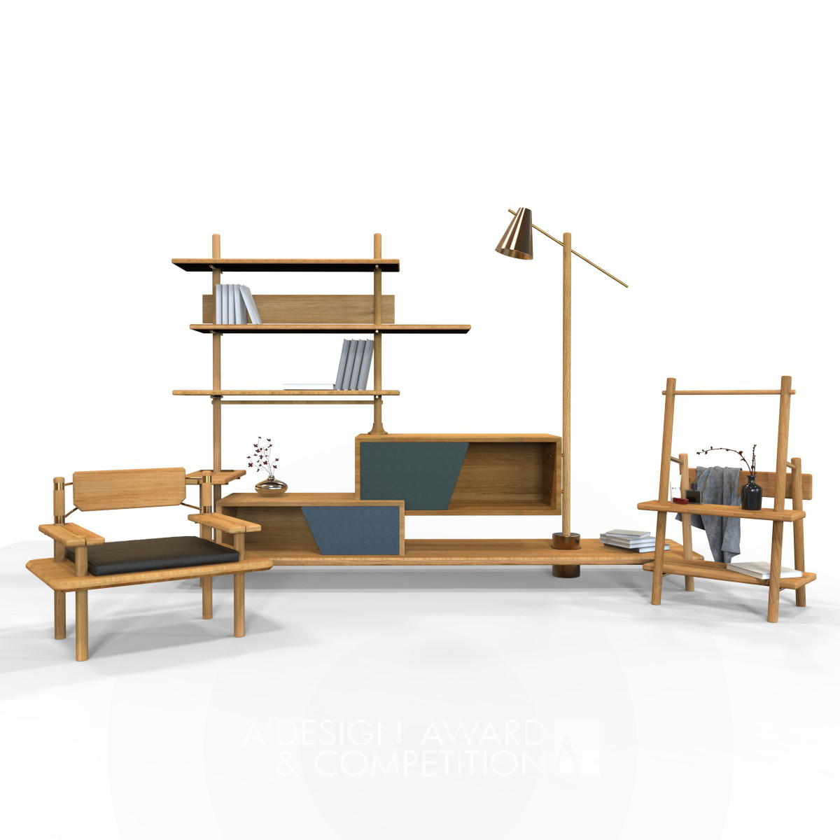 Vertical Ock Furnitures Furniture Collection by Wei Jingye, Sun Kezhao and Wei Xinmiao Iron Furniture Design Award Winner 2019 