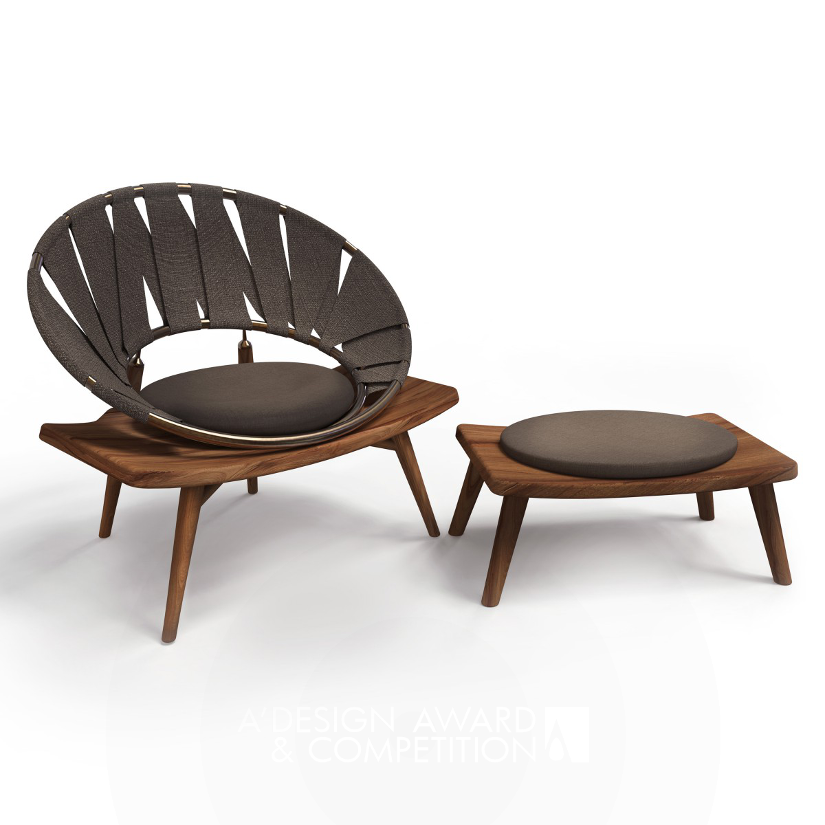 Ring Chair Novelty and Comfortable by Wei Jingye and Sun Kezhao Bronze Furniture Design Award Winner 2020 