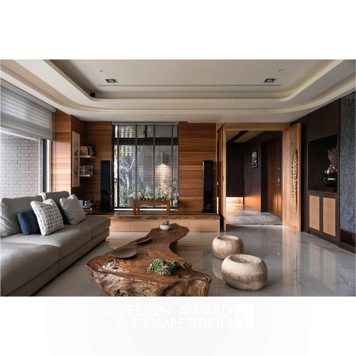 Tone Of Elegant Residential House by Wen-Ching Wu and Pei-Chun Peng Bronze Interior Space and Exhibition Design Award Winner 2019 