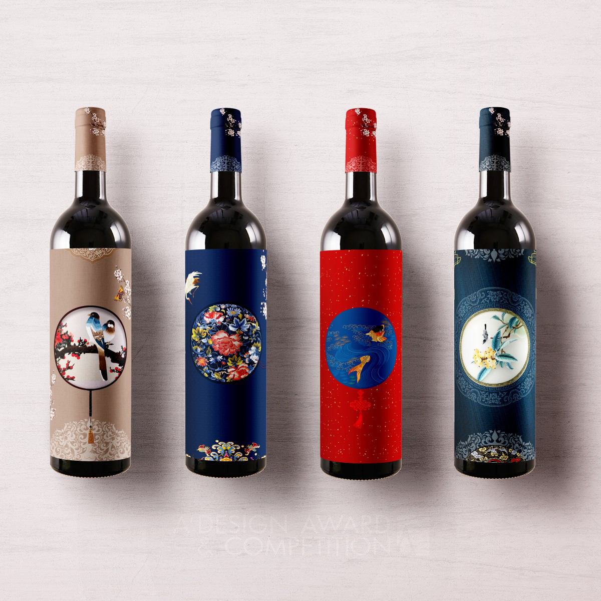 Imperial Palaces Wine packaging by Min Lu