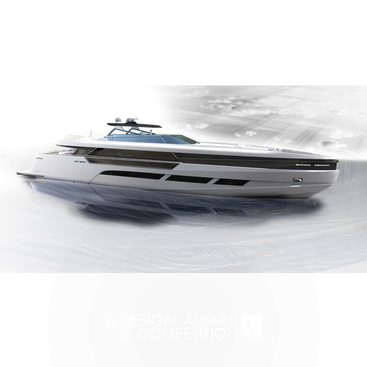 Sapphire 43m Fast Planing Hybrid Motor Yacht by 7seas Yacht Design