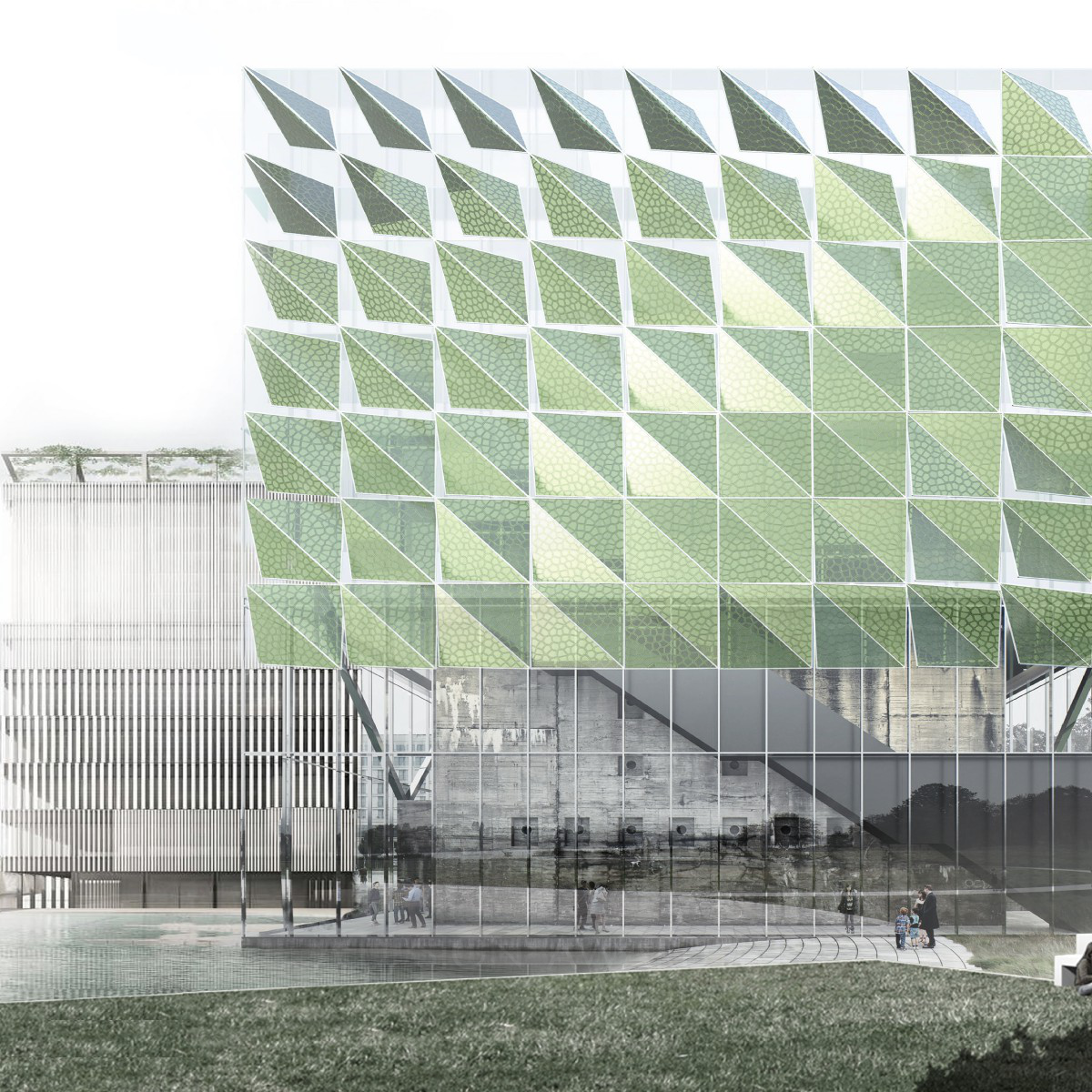 Bionic Photosynthetic Curtain Wall Design