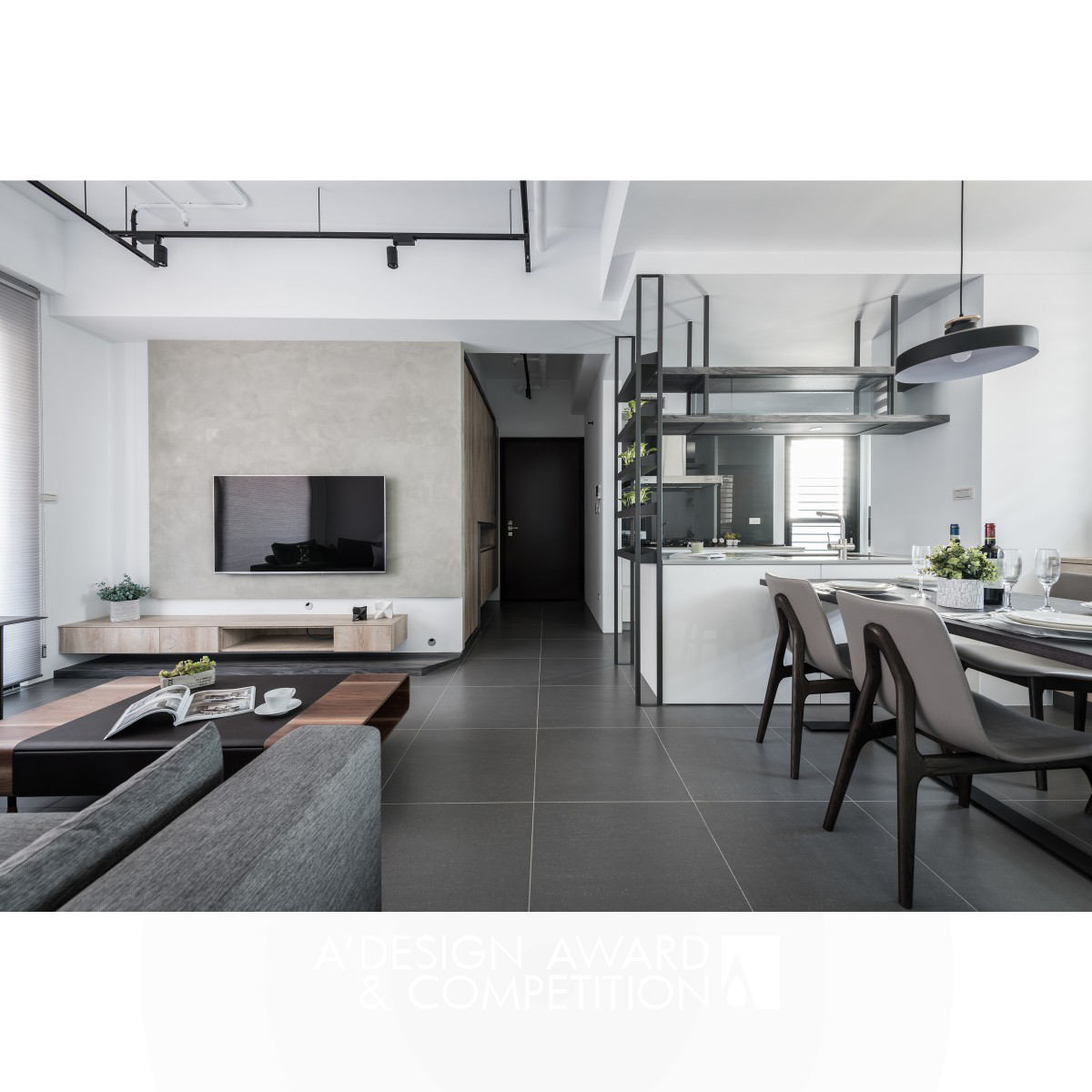 Yi-Yun Chang wins Iron at the prestigious A' Interior Space, Retail and Exhibition Design Award with Corner of Tranquility Residential Apartment.