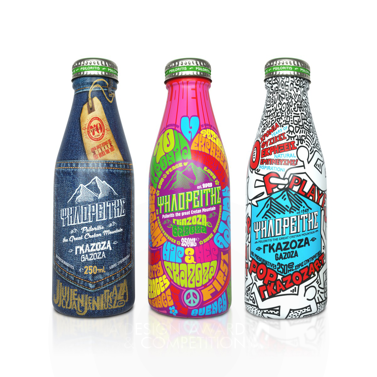 Psiloreitis: Limited Edition Packaging for Gazoza Soft Drink