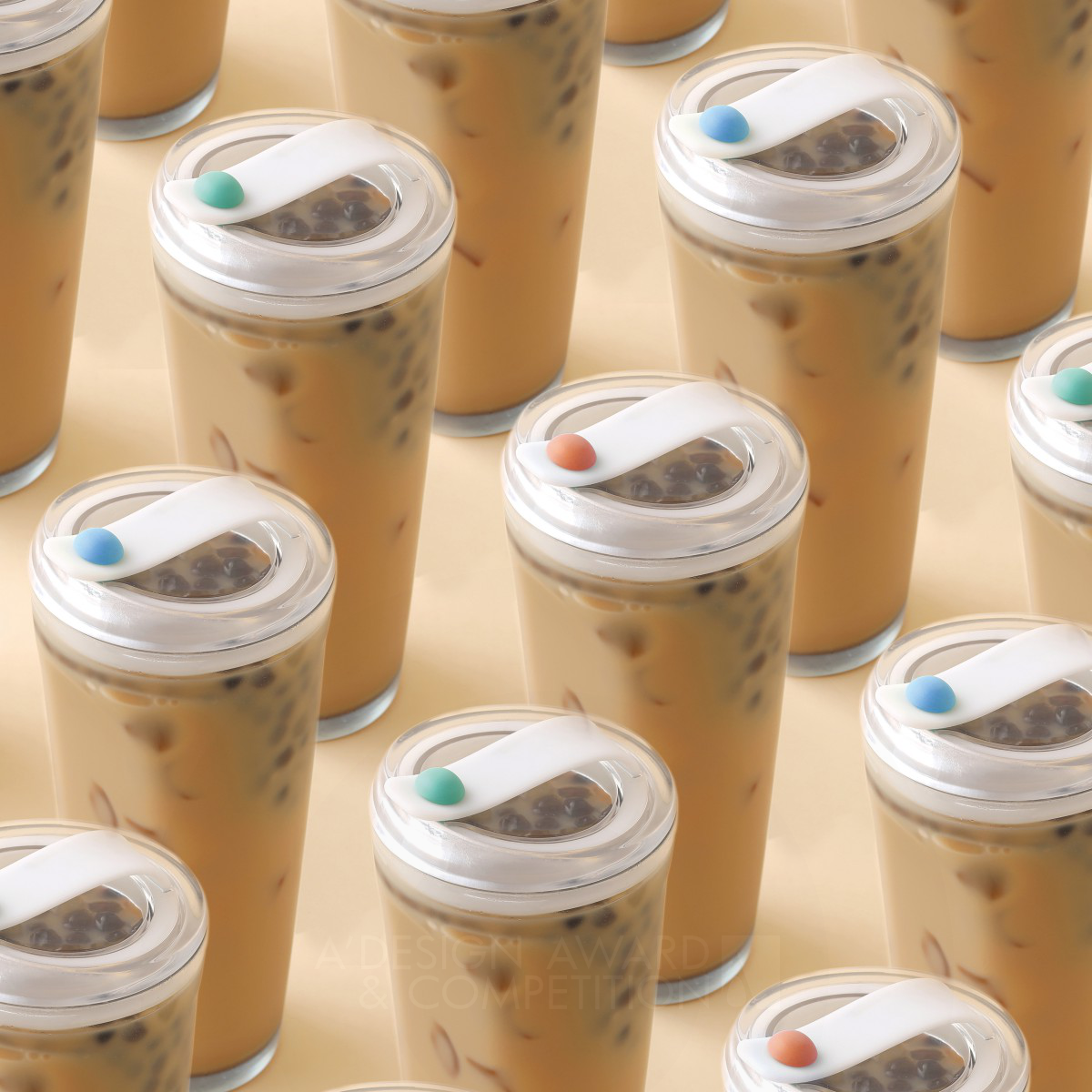 Float Strawless Bubble Tea cup by Fang Shih
