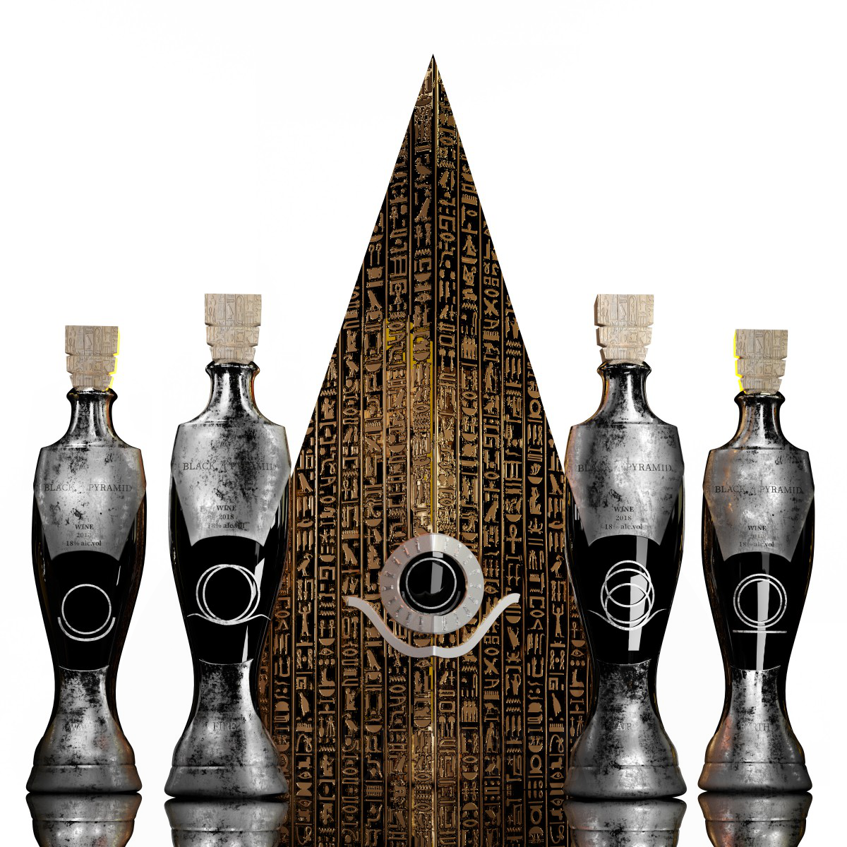 Wine Black Pyramid