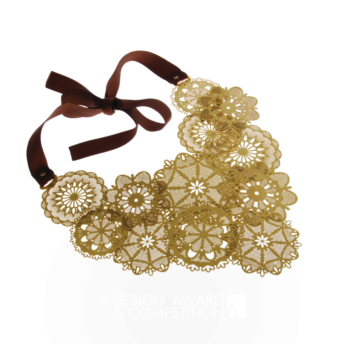 Camilla Marcondes wins Iron at the prestigious A' Jewelry Design Award with Crocheted Necklace.