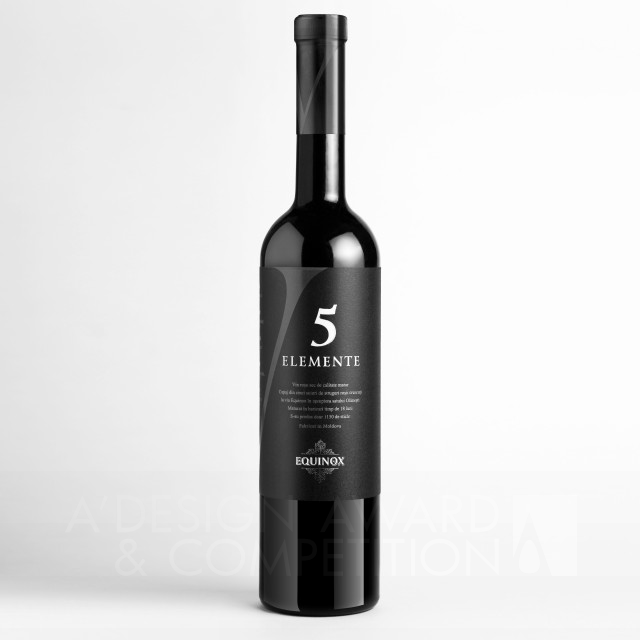 5 Elemente Этикетка для вина