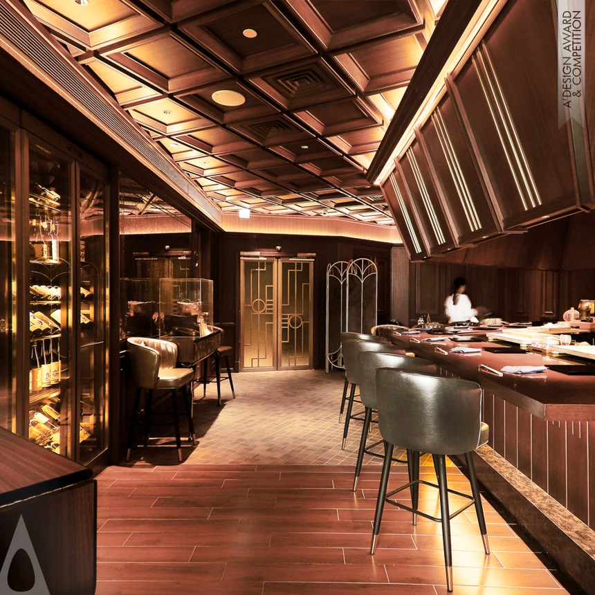 Bronze Interior Space and Exhibition Design Award Winner 2020 IE Sushi and Teppanyaki Restaurant  