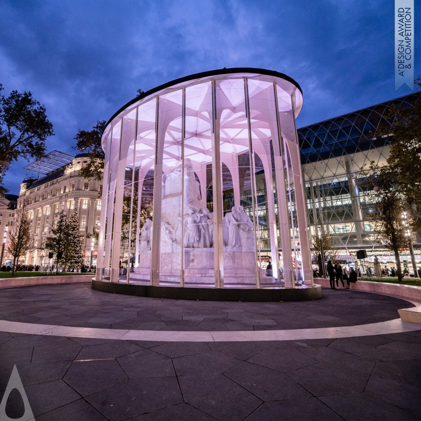 Silver Cultural Heritage and Culture Industry Design Award Winner 2020 Art Shield Statue Conservation Pavilion 