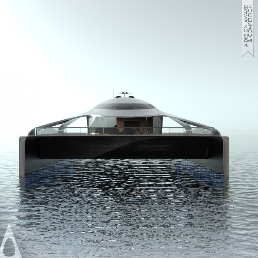 Iron Yacht and Marine Vessels Design Award Winner 2020 Migma Hydrogen Powered Catamaran 