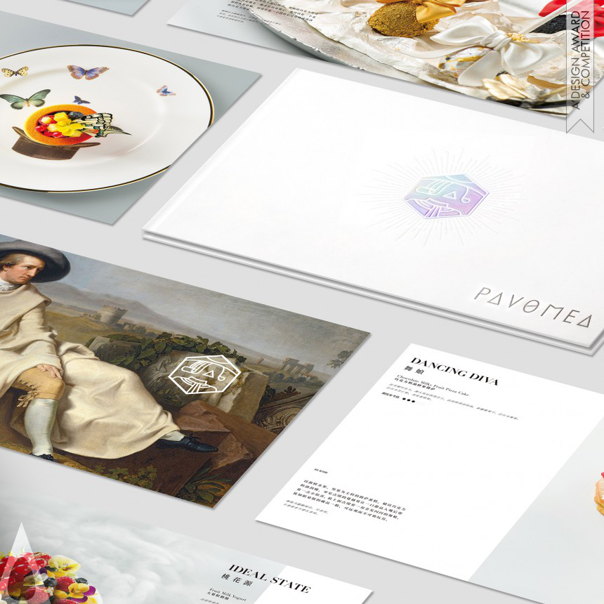 Pavomea Dessert Store - Bronze Graphics, Illustration and Visual Communication Design Award Winner