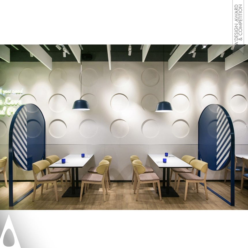 Silver Interior Space and Exhibition Design Award Winner 2020 Pizza Marzano Select Restaurant 