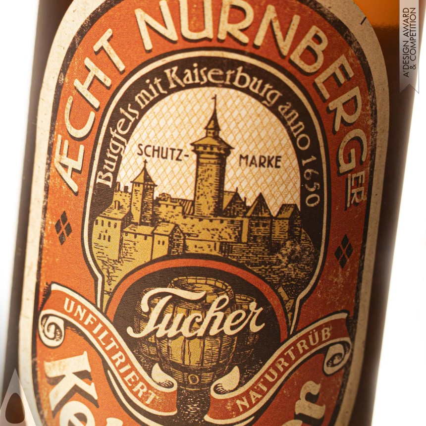 Tucher AEcht Nuernberger Kellerbier designed by Bloom GmbH Nuernberg