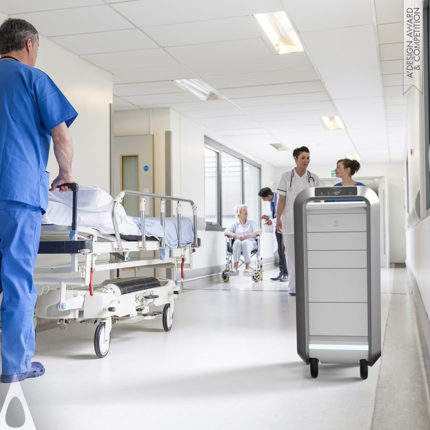 Silver Robotics, Automaton and Automation Design Award Winner 2020 Pharmy Autonomous Mobile Robot 