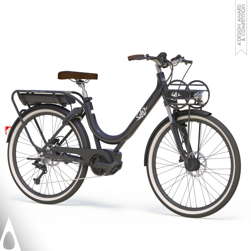 Bronze Vehicle, Mobility and Transportation Design Award Winner 2020 Velo Solex Revival Electric Bicycle 