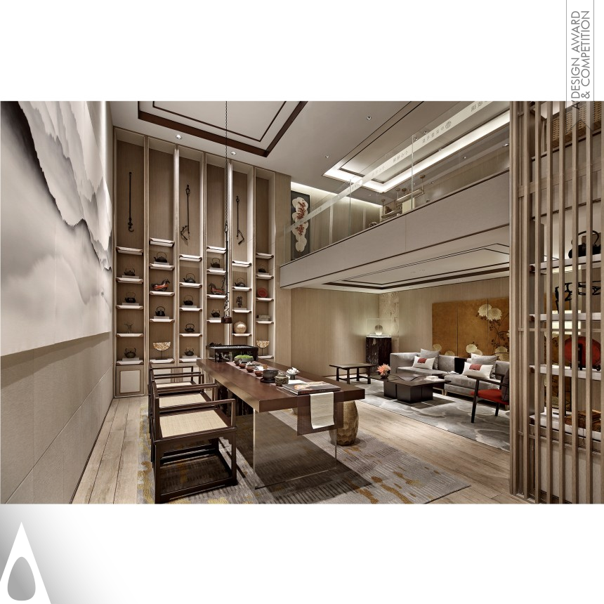 Xi'an Qinhan New City Villa - Bronze Interior Space and Exhibition Design Award Winner