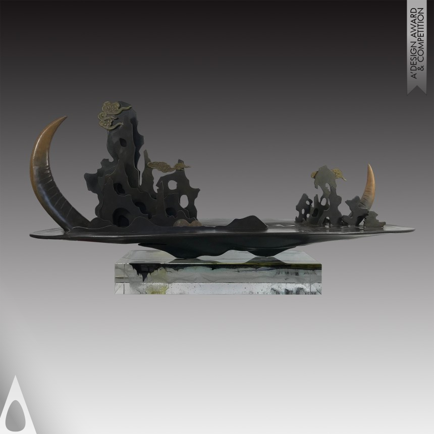 Iron Fine Arts and Art Installation Design Award Winner 2021 Chinese Legend Sculpture 