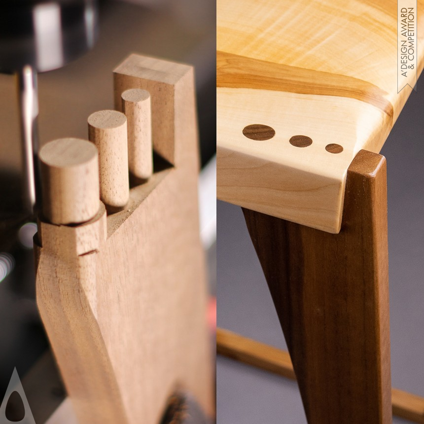 Marshall Wollum Kodama Bar Stool