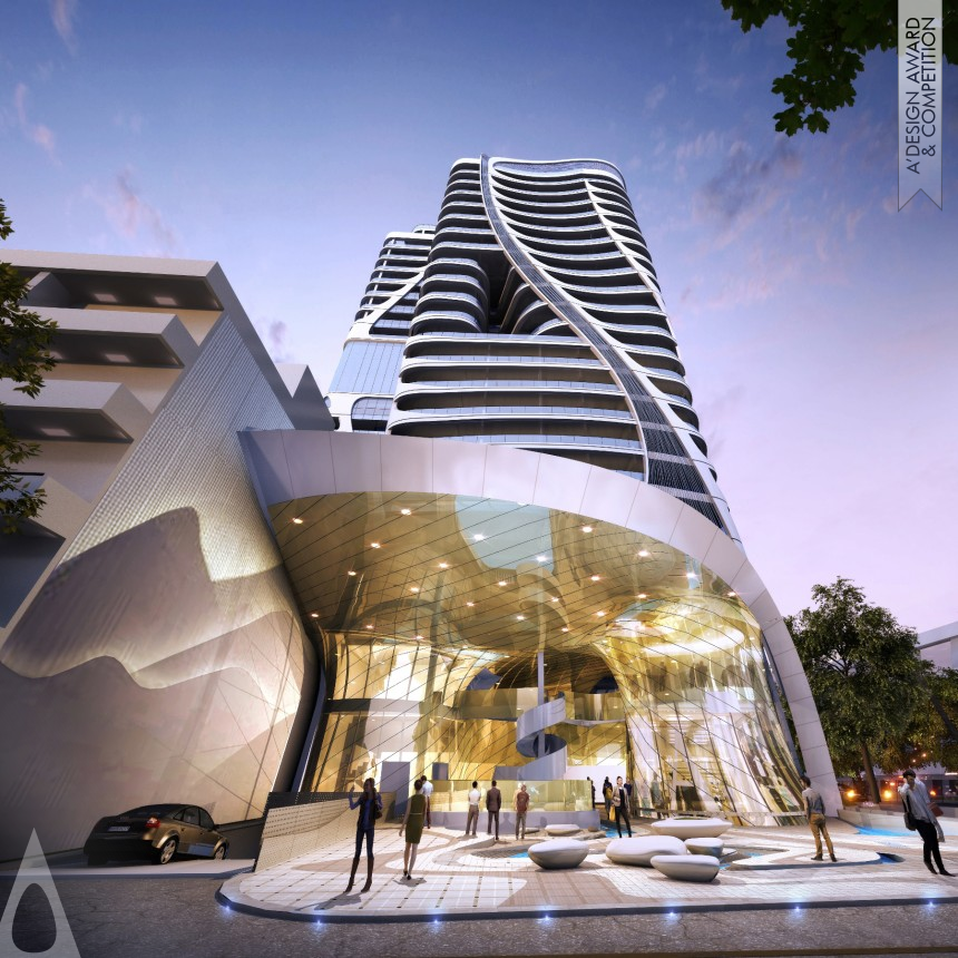 Iron Architecture, Building and Structure Design Award Winner 2021 KitionLuxury Apartment Larnaca Apartment 