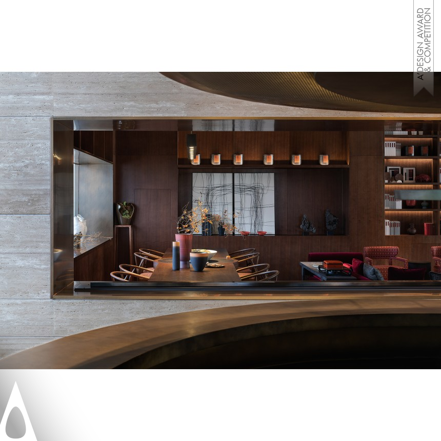 Bronze Interior Space and Exhibition Design Award Winner 2021 Tianjin RK One Island Sales Center 