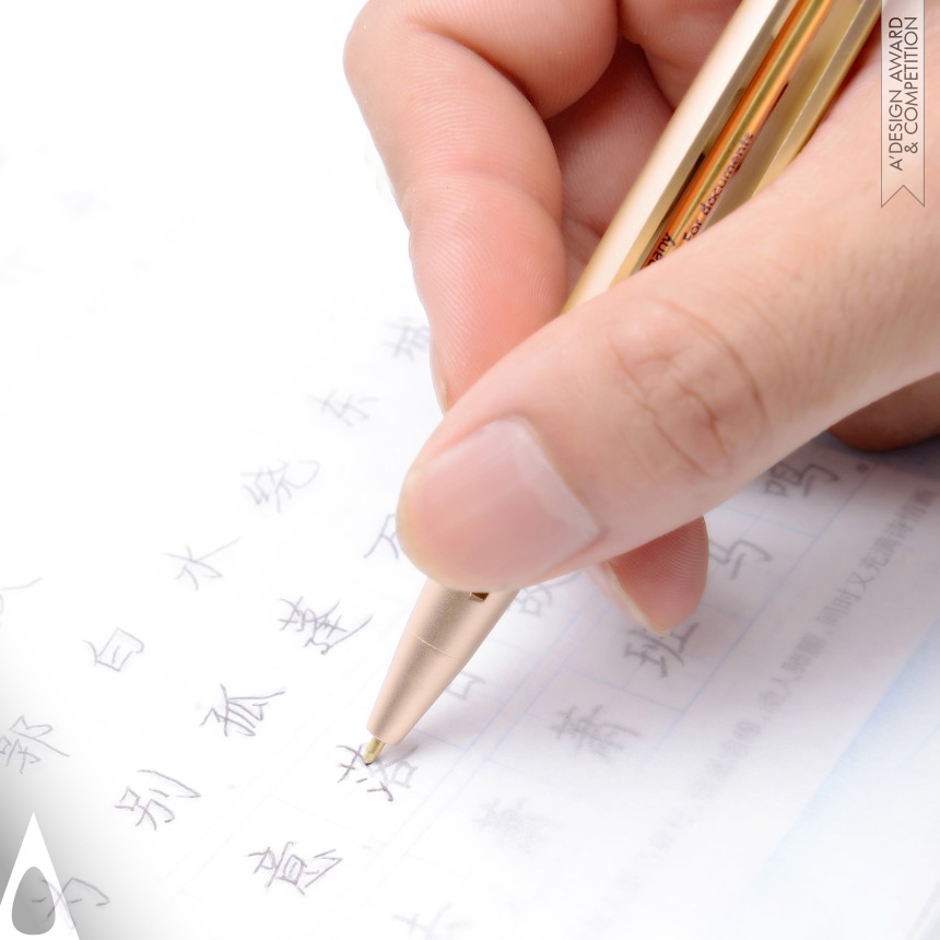 Silver Art and Stationery Supplies Design Award Winner 2021 Full Ballpoint Pen 