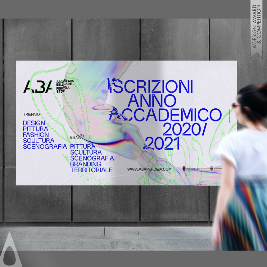 Branding Accademia of Perugia designed by Paul Robb