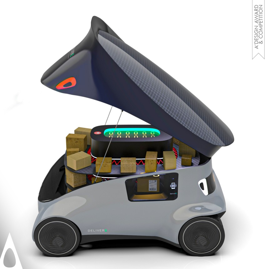Silver Robotics, Automaton and Automation Design Award Winner 2021 DeliverE Transportation Mean 