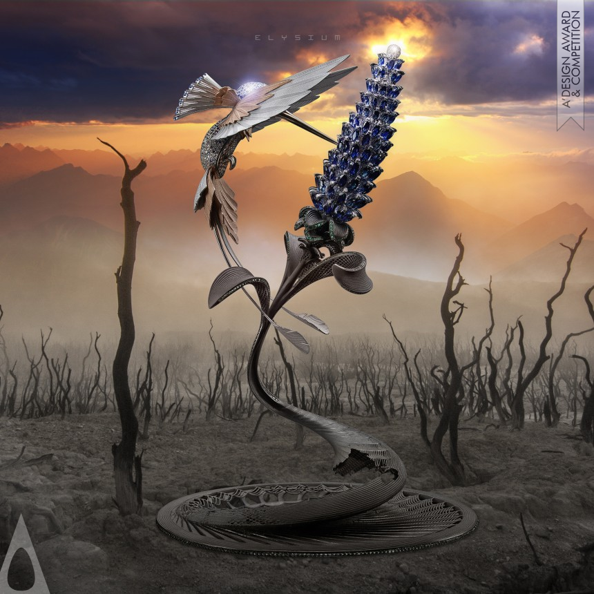 Bronze Jewelry Design Award Winner 2021 Elysium Decorative Figurine 