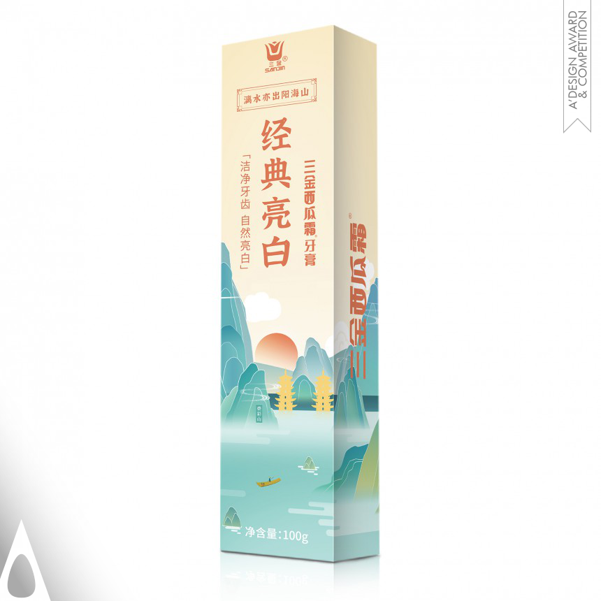 Longsheng Zhong Toothpaste Package