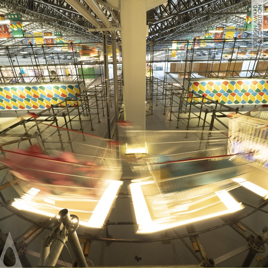 Bronze Winner. Trolley Coaster Installation by Chih-Kang Chu