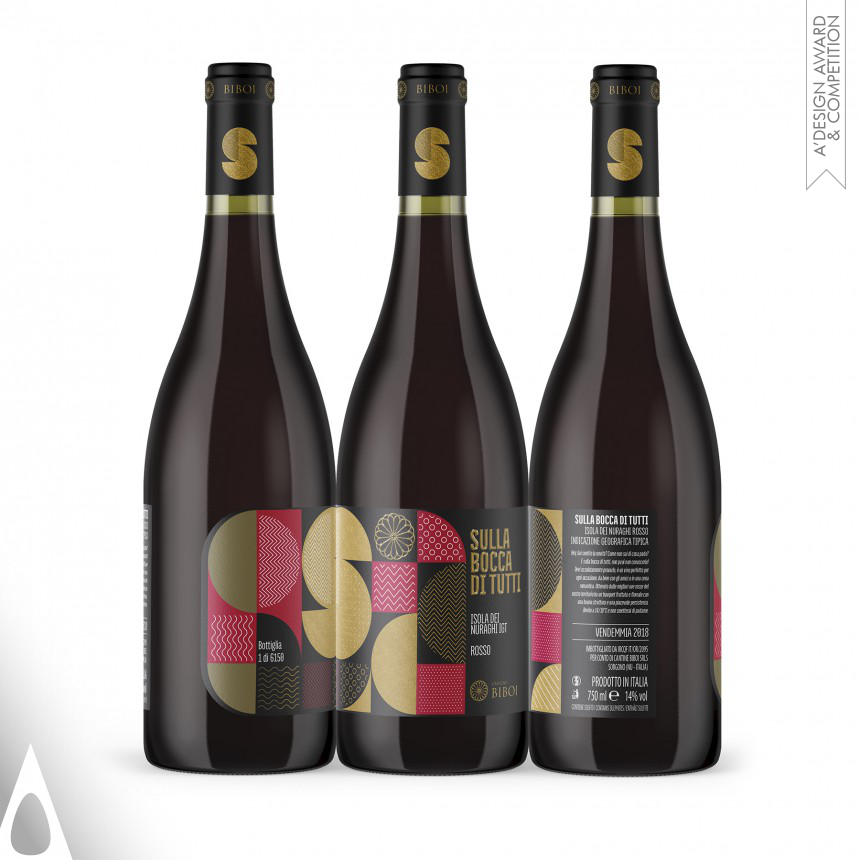Silver Packaging Design Award Winner 2021 Biboi Wine Labels 