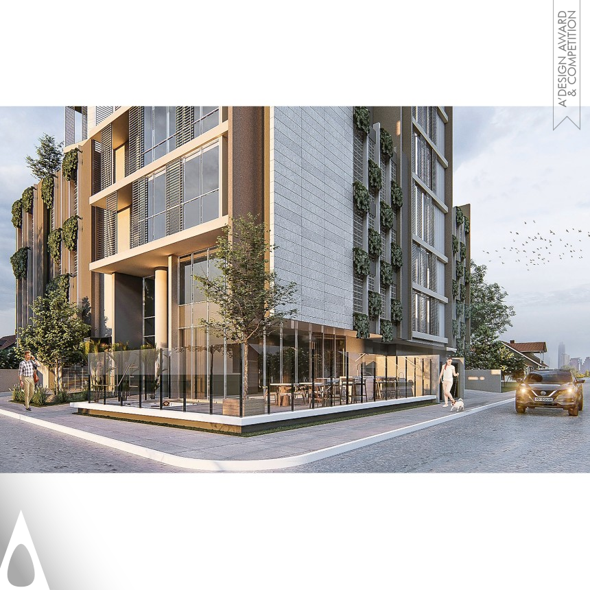 Iron Architecture, Building and Structure Design Award Winner 2021 Eleve Residential Building 