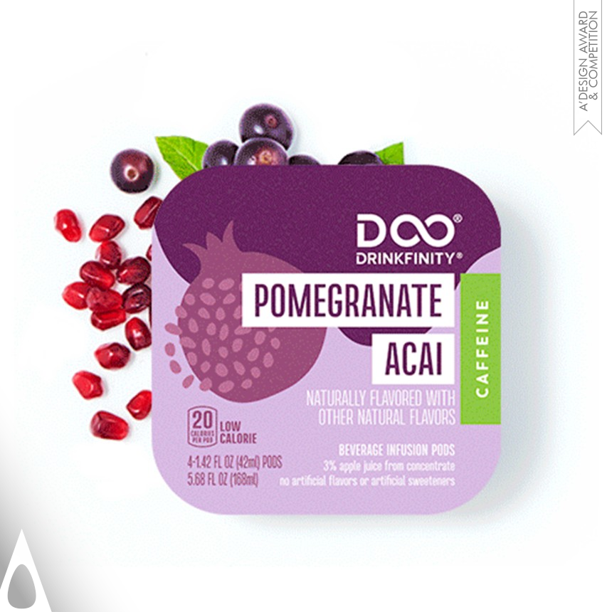 Drinkfinity Rebrand - Iron Packaging Design Award Winner