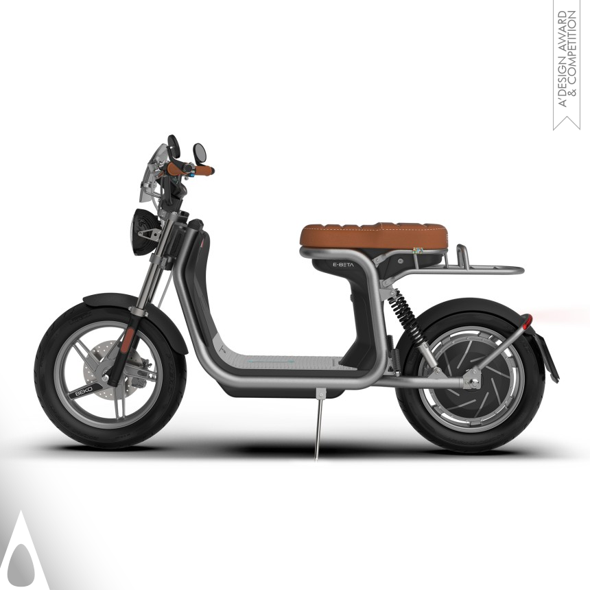 E Beta Electric Cafe Cruiser designed by Radek Micka