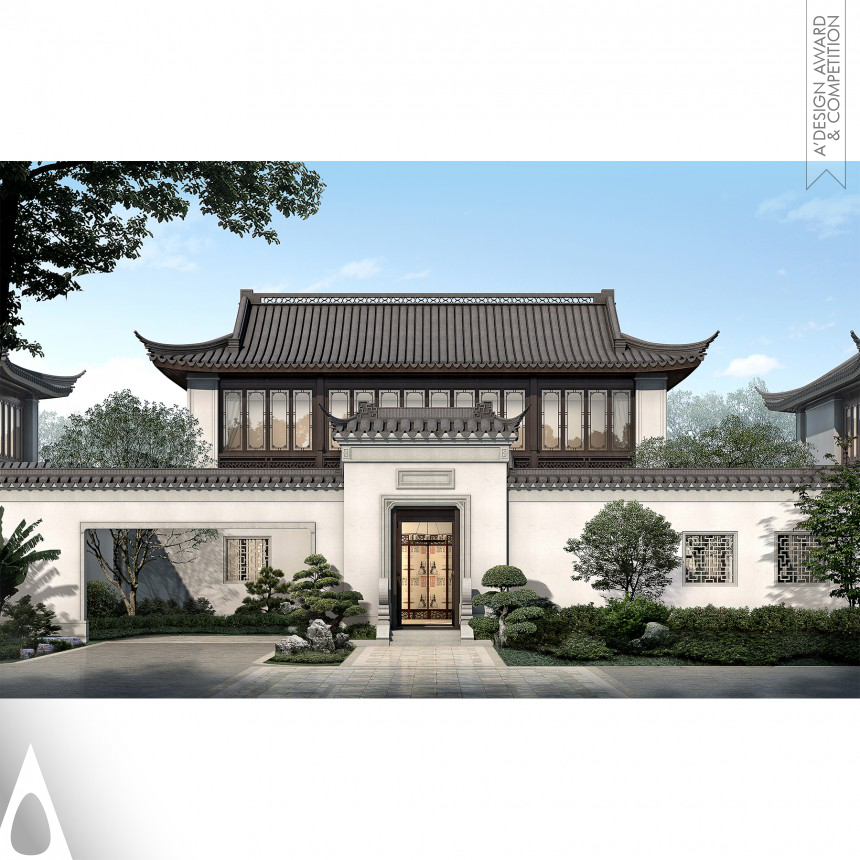 Silver Construction and Real Estate Projects Design Award Winner 2021 Taoyuan Town Chinese Style Villa 