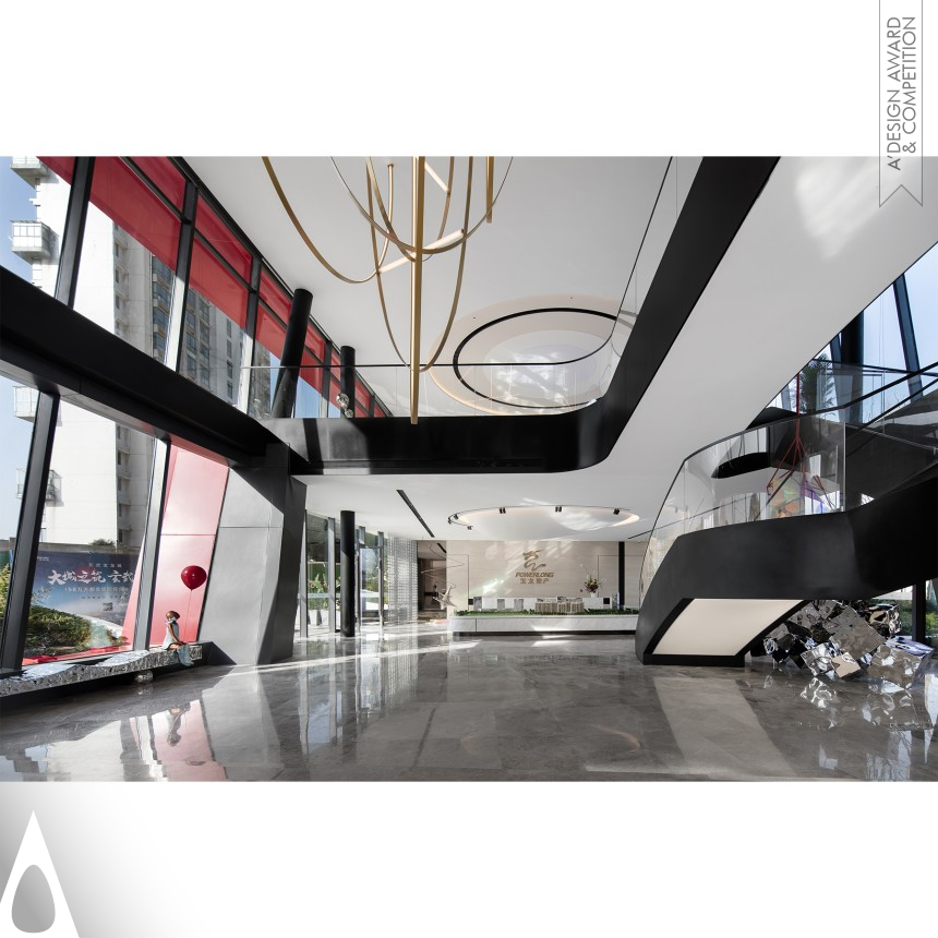 Silver Interior Space and Exhibition Design Award Winner 2021 Nanjing Powerlong City Sales Center 