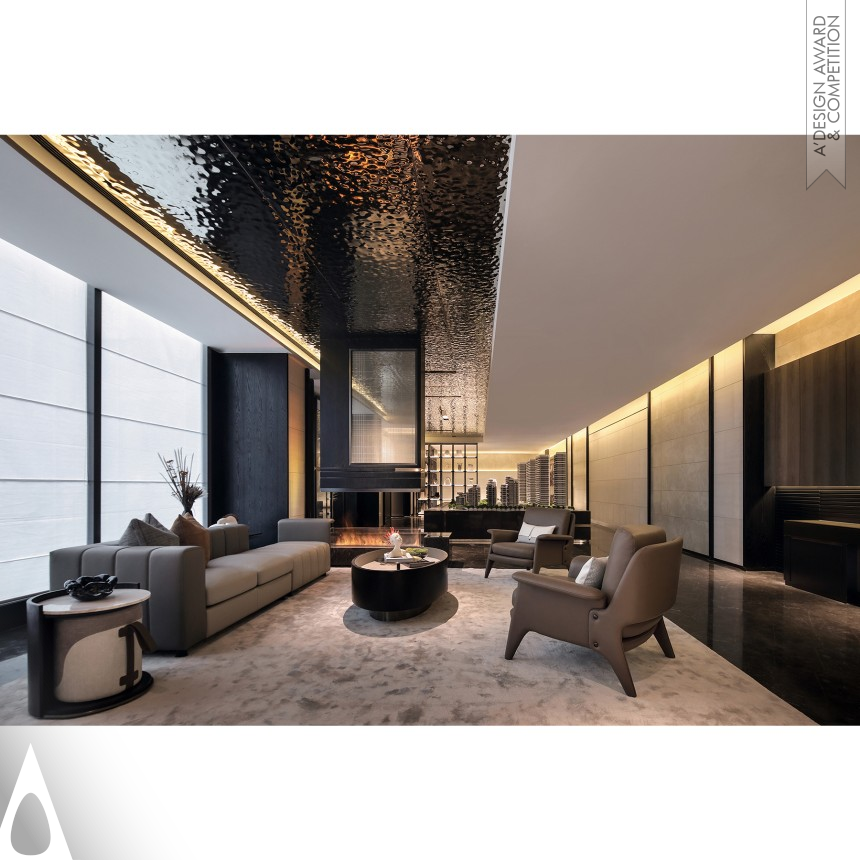 Bronze Interior Space and Exhibition Design Award Winner 2021 Zhonghai Club Sales Offices 