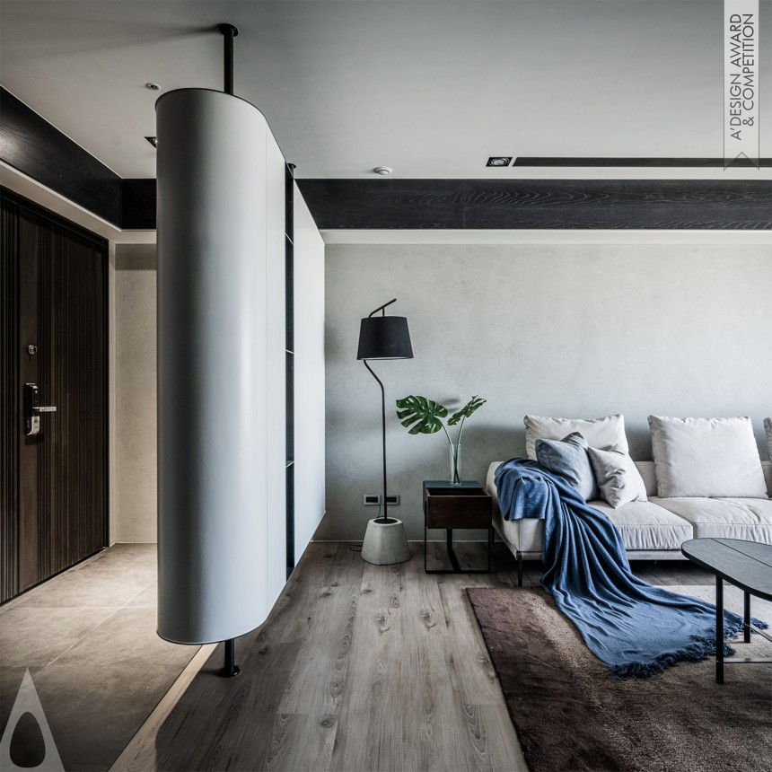 Iron Interior Space and Exhibition Design Award Winner 2021 Cold Tone Concerto Residential Apartment 