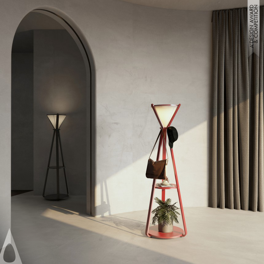 Silver Furniture Design Award Winner 2021 Hourglass Multifunctional Shelf 