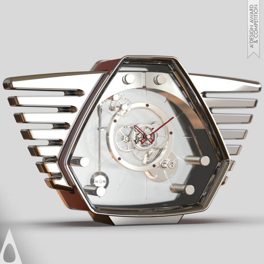 Enrico Ferraris Table Pendulum Clock