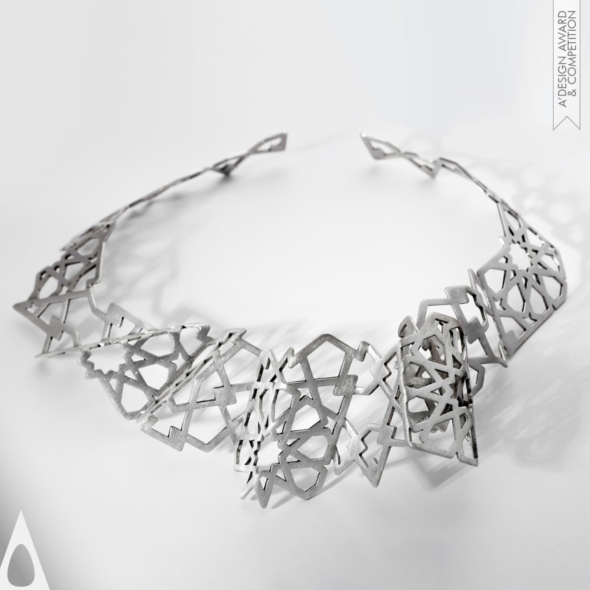 Silver Jewelry Design Award Winner 2021 Rhapsody Necklace  