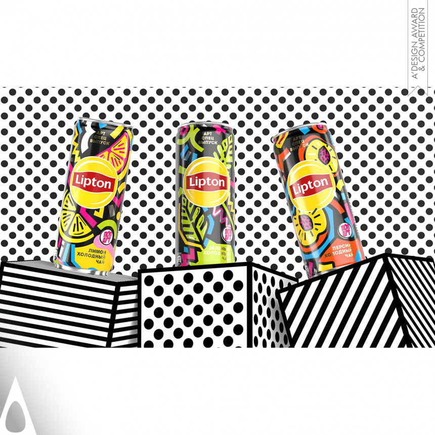 Lipton Pop Art Special Edition designed by PepsiCo Design and Innovation