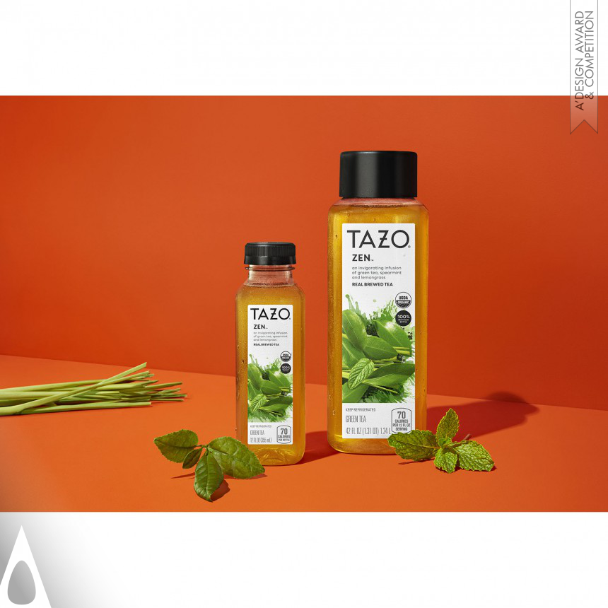 Tazo Refresh - Silver Packaging Design Award Winner