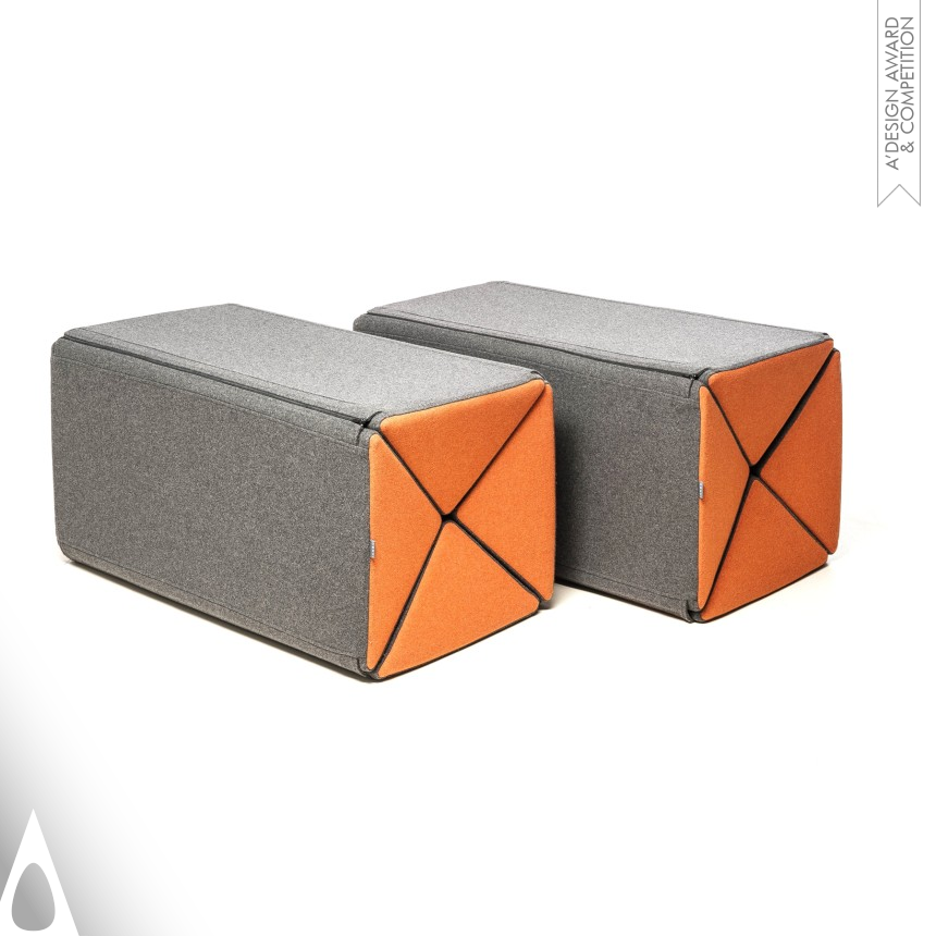 Silver Furniture Design Award Winner 2021 Tango Multifunctional Pouf 