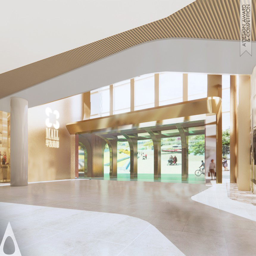 Bronze Interior Space and Exhibition Design Award Winner 2021 Beijing Huafa Mall Shopping 