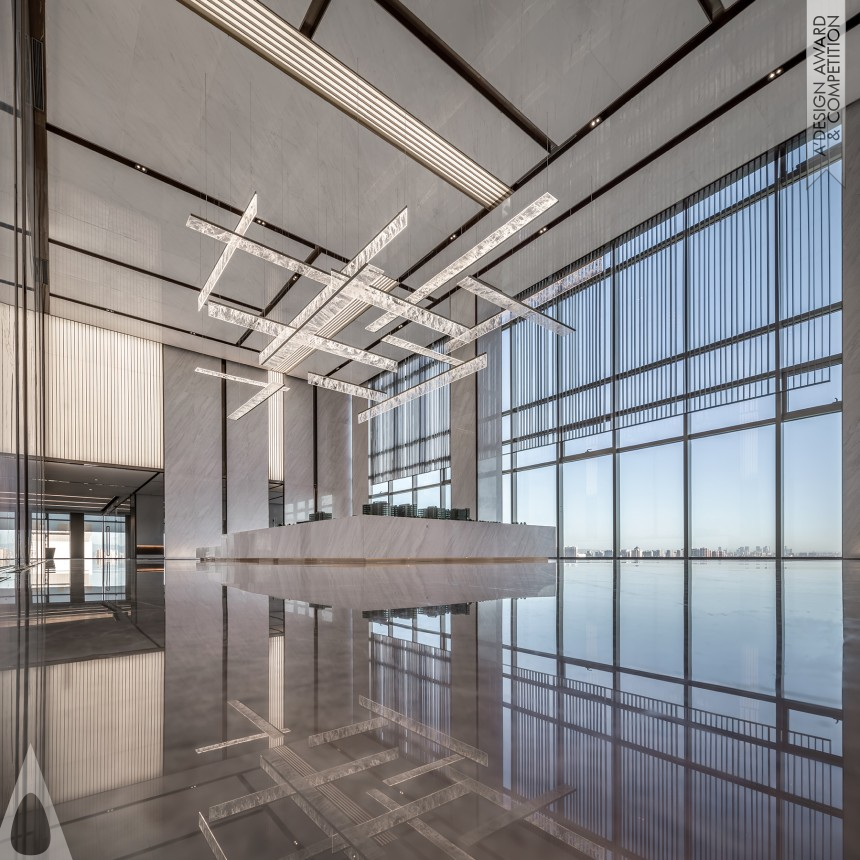 Silver Interior Space and Exhibition Design Award Winner 2021 Gemdale Viseen International Center Office Space 