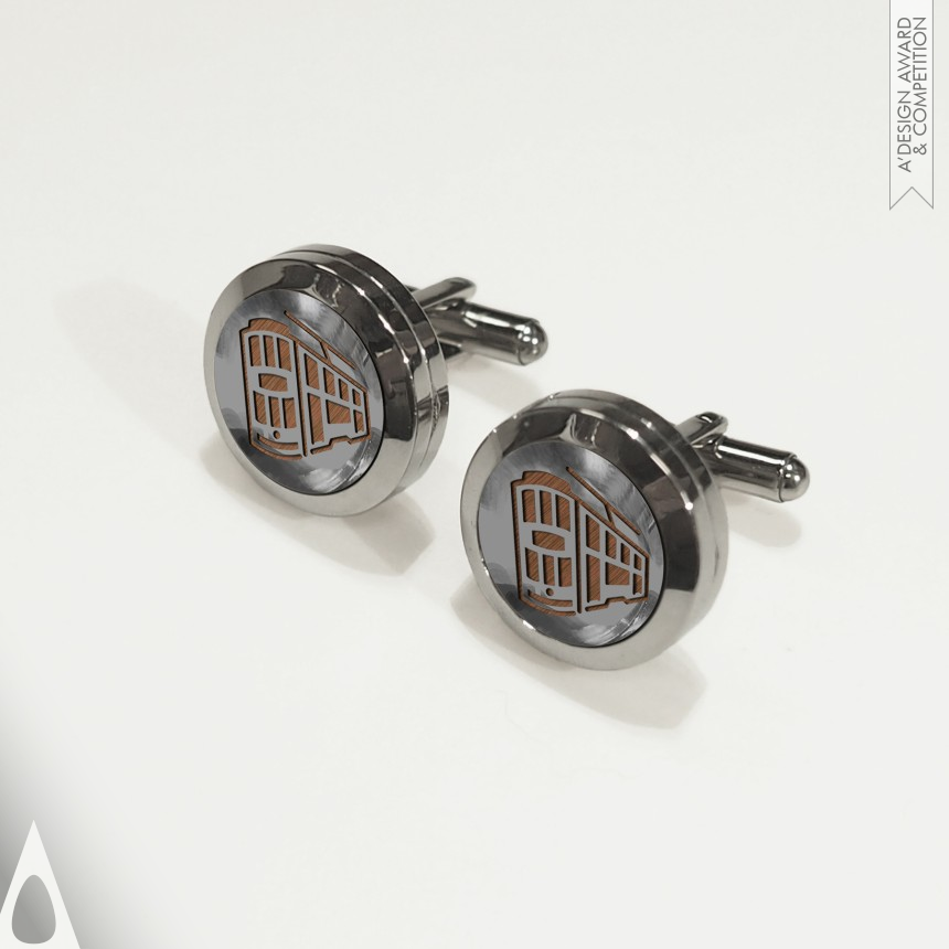 Iron Jewelry Design Award Winner 2021 Noble Perfumer Scented Cufflinks 