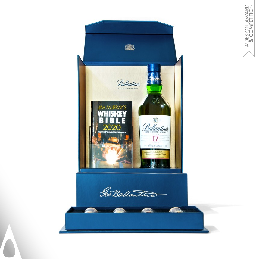 Silver Packaging Design Award Winner 2021 Ballantines 17 Gift Packaging 